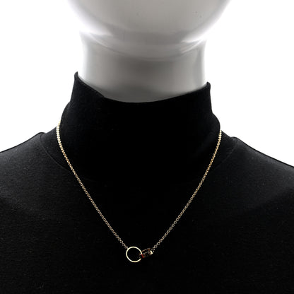 Cartier 18K Yellow Gold Interlocking LOVE Necklace 2 of 5