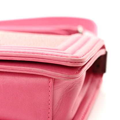 Chanel Galuchat Stingray Small Boy Flap Pink 11 of 14