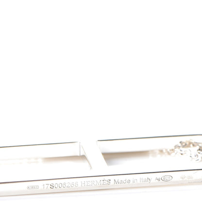 Hermes Sterling Silver Ever Chaine d'Ancre Long Necklace 4 of 6
