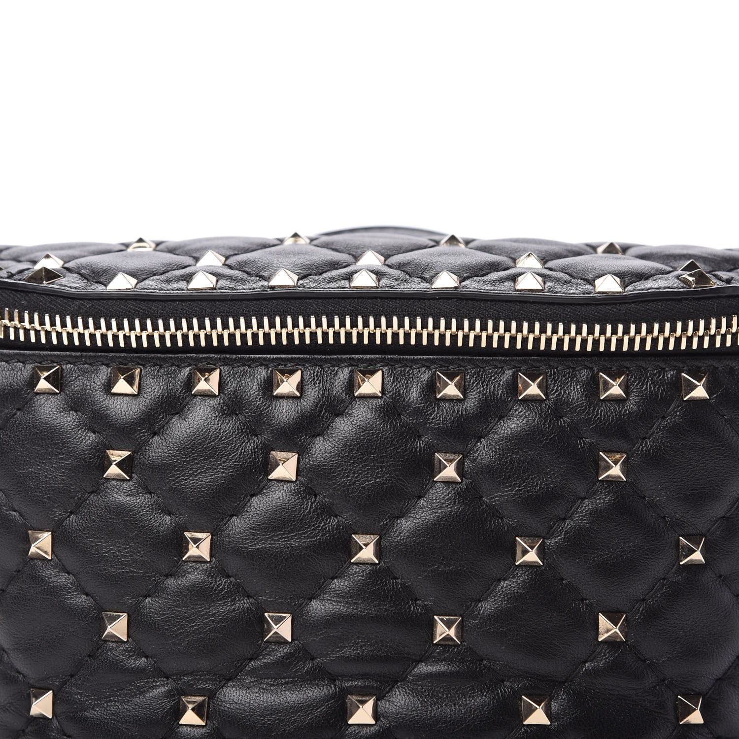 Valentino Garavani Nappa Rockstud Spike Belt Bag 105 Black 10 of 11