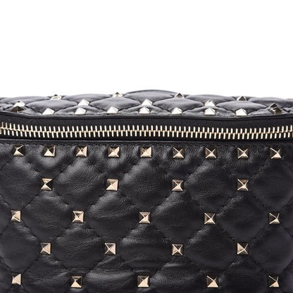 Valentino Garavani Nappa Rockstud Spike Belt Bag 105 Black 10 of 11