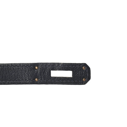 Hermes Chevre de Coromandel Birkin 35 Bleu Indigo 7 of 10