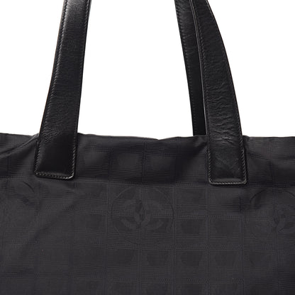 Chanel Nylon Large Travel Tote Black 10 of 11