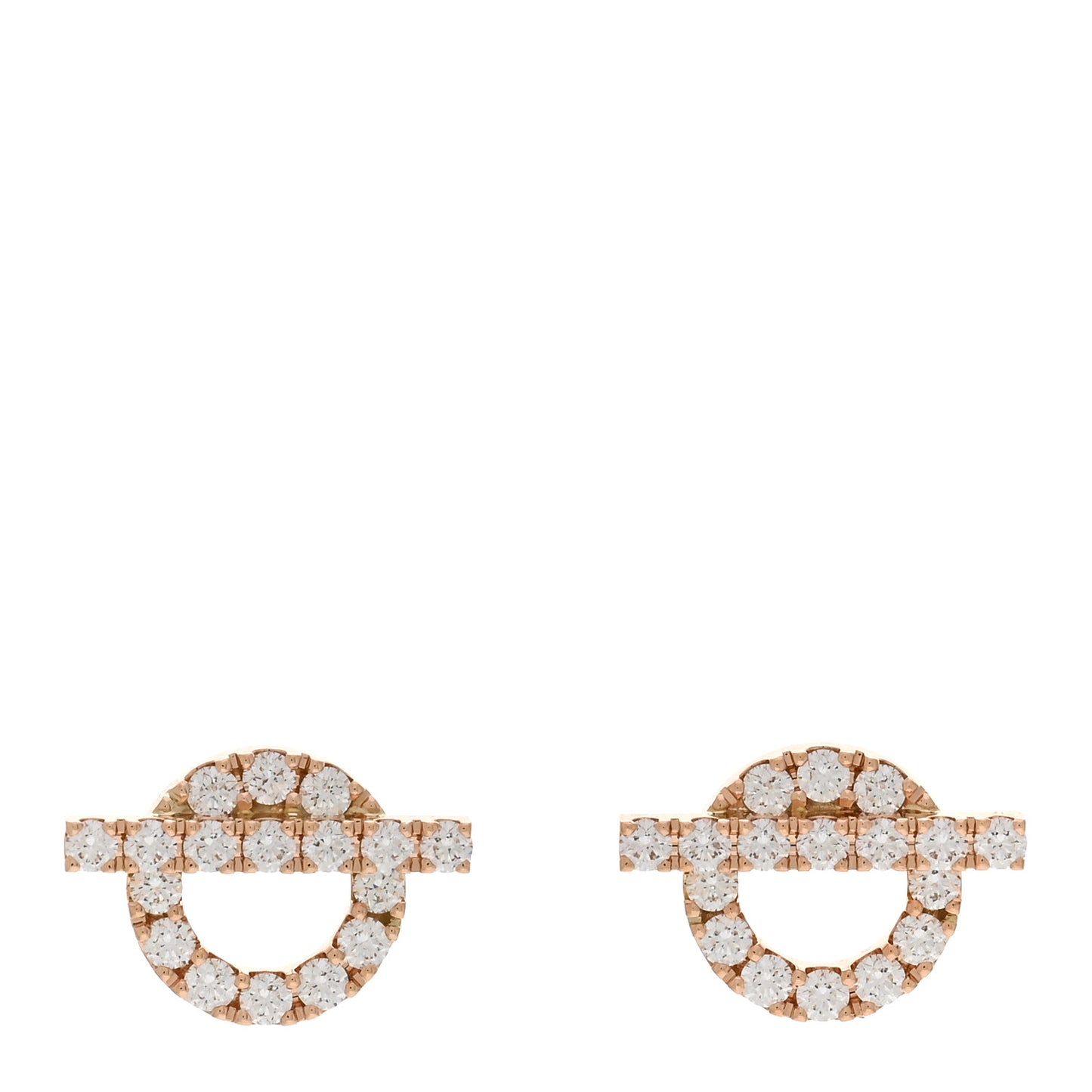 18K Rose Gold Diamond Finesse Earrings