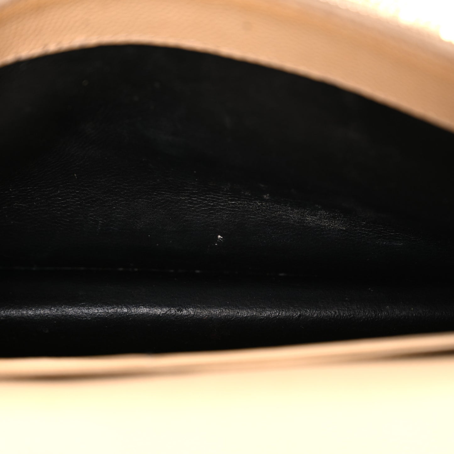 Grain De Poudre Matelasse Chevron Monogram Envelope Chain Wallet Nude Powder