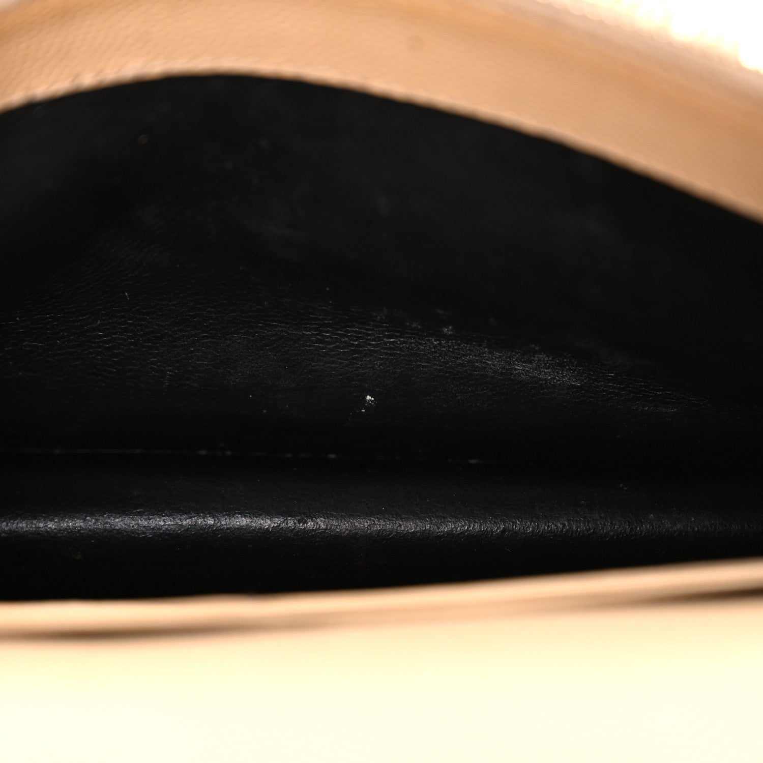 Saint Laurent Grain De Poudre Matelasse Chevron Monogram Envelope Chain Wallet Nude Powder 10 of 12