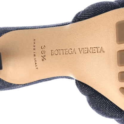 Bottega Veneta Denim Matelasse Padded Mule Sandals 36.5 Indigo 6 of 9