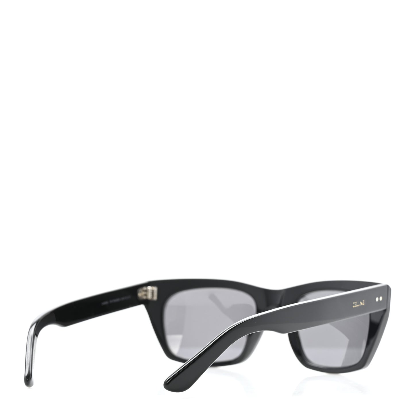 Acetate Polarized Rectangular Sunglasses CL40060I Black