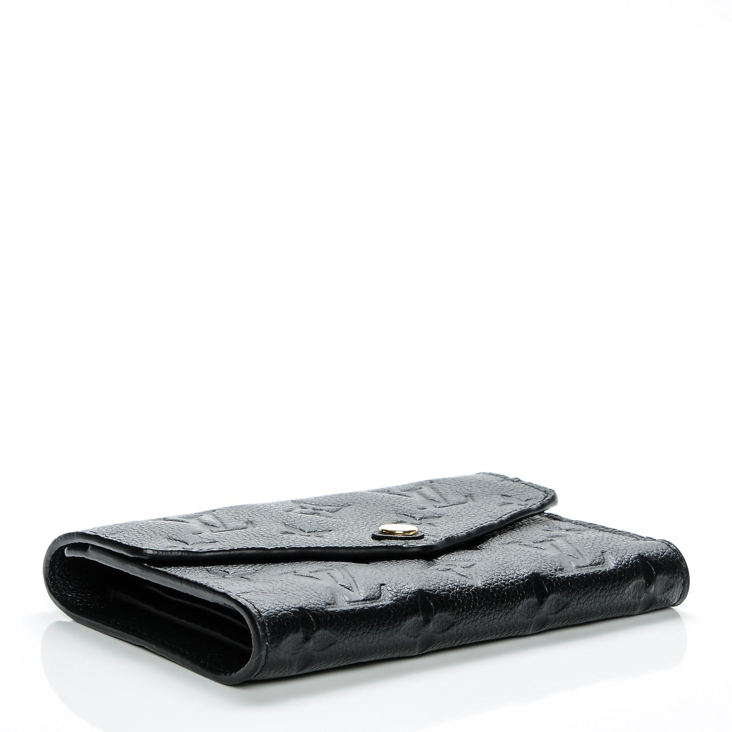 Louis Vuitton Empreinte Compact Curieuse Wallet Black 4 of 6