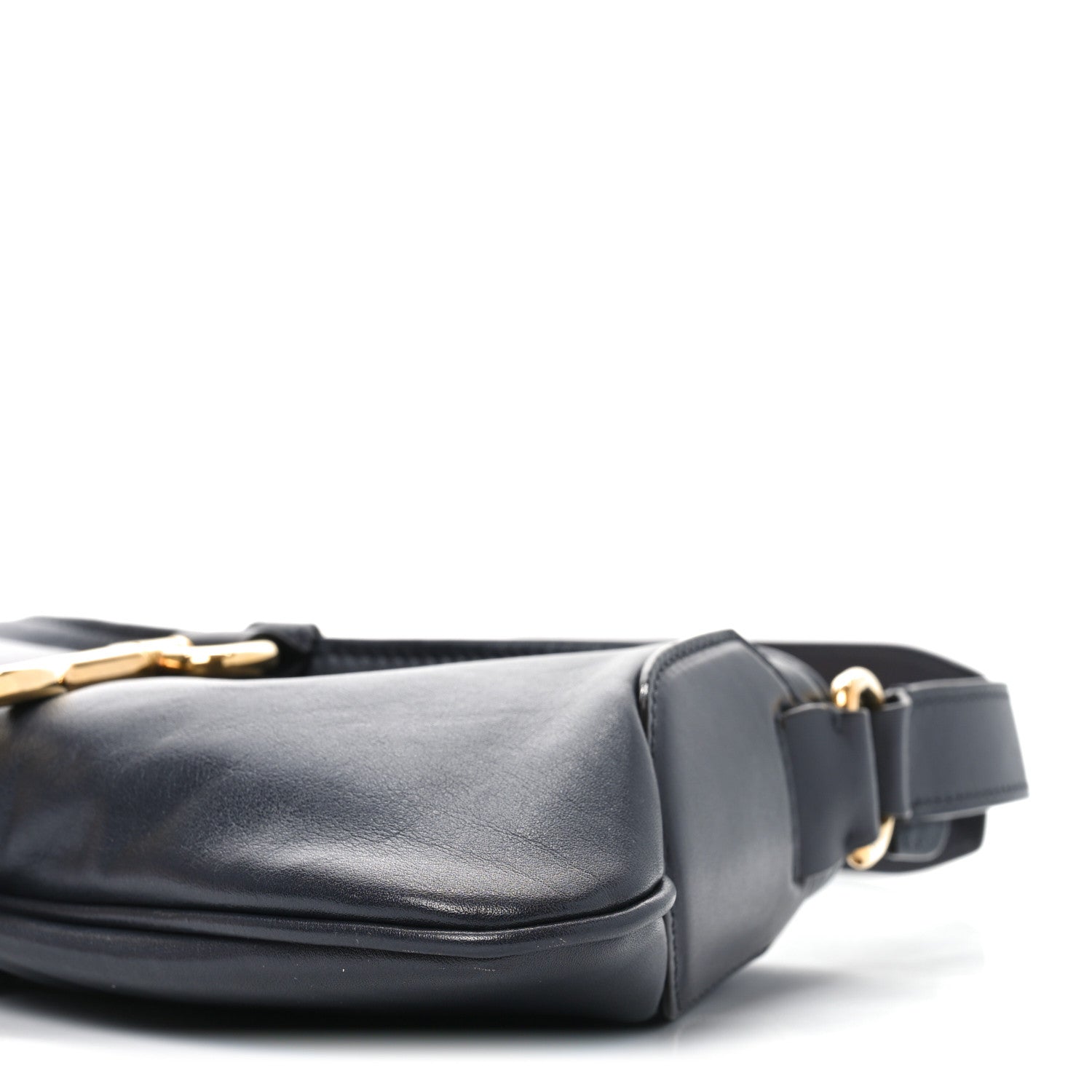 Chloe Soft Calfskin Kerala 25 Shoulder Bag Black Navy 10 of 10