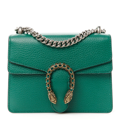 Gucci Calfskin Mini Dionysus Shoulder Bag Emerald 1 of 10
