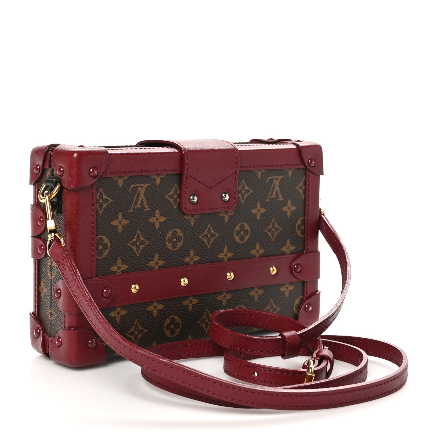 Louis Vuitton Monogram Petite Malle Bordeaux 3 of 12