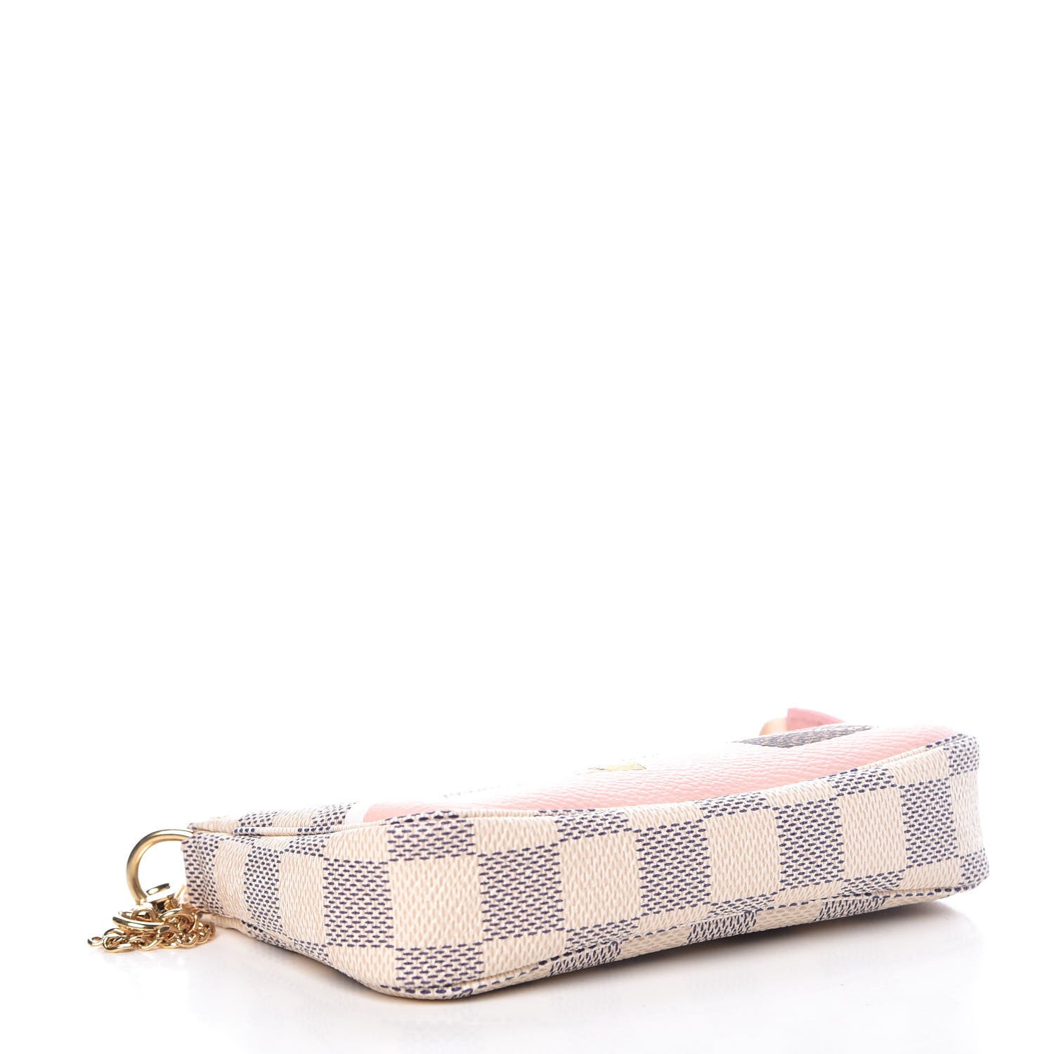 Louis Vuitton Damier Azur 2018 Christmas Animation Mini Pochette Accessories 4 of 9