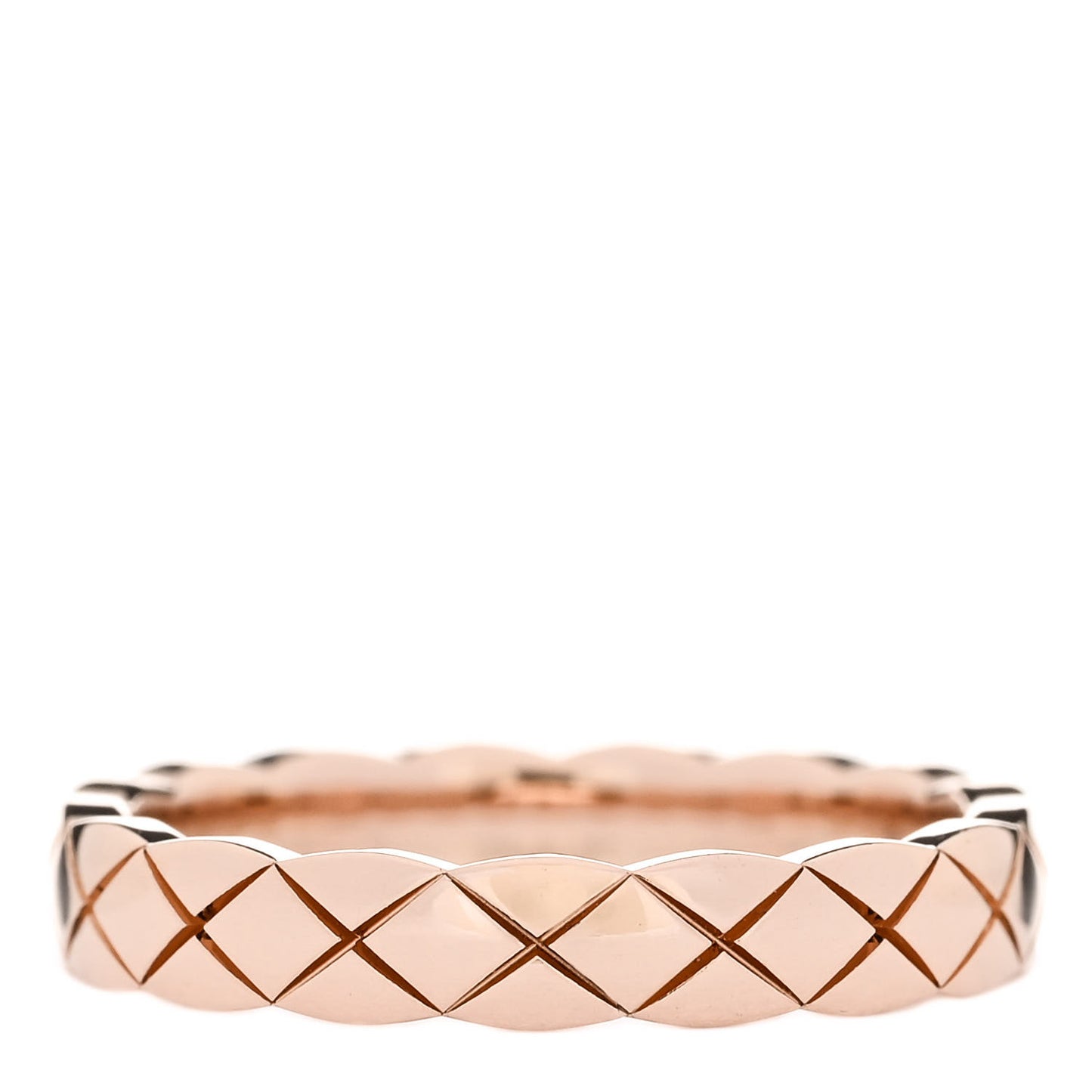 18K Beige Gold Mini Coco Crush Ring 49 4.75