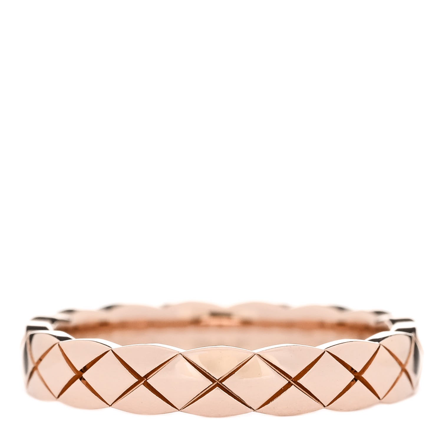 Chanel 18K Beige Gold Mini Coco Crush Ring 49 4.75 3 of 4