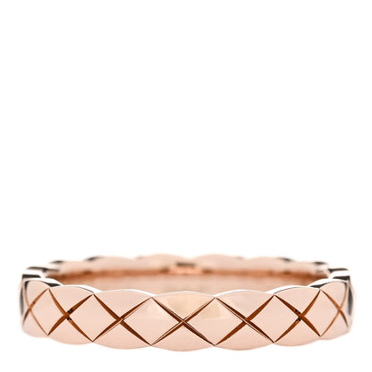 Chanel 18K Beige Gold Mini Coco Crush Ring 49 4.75 3 of 4