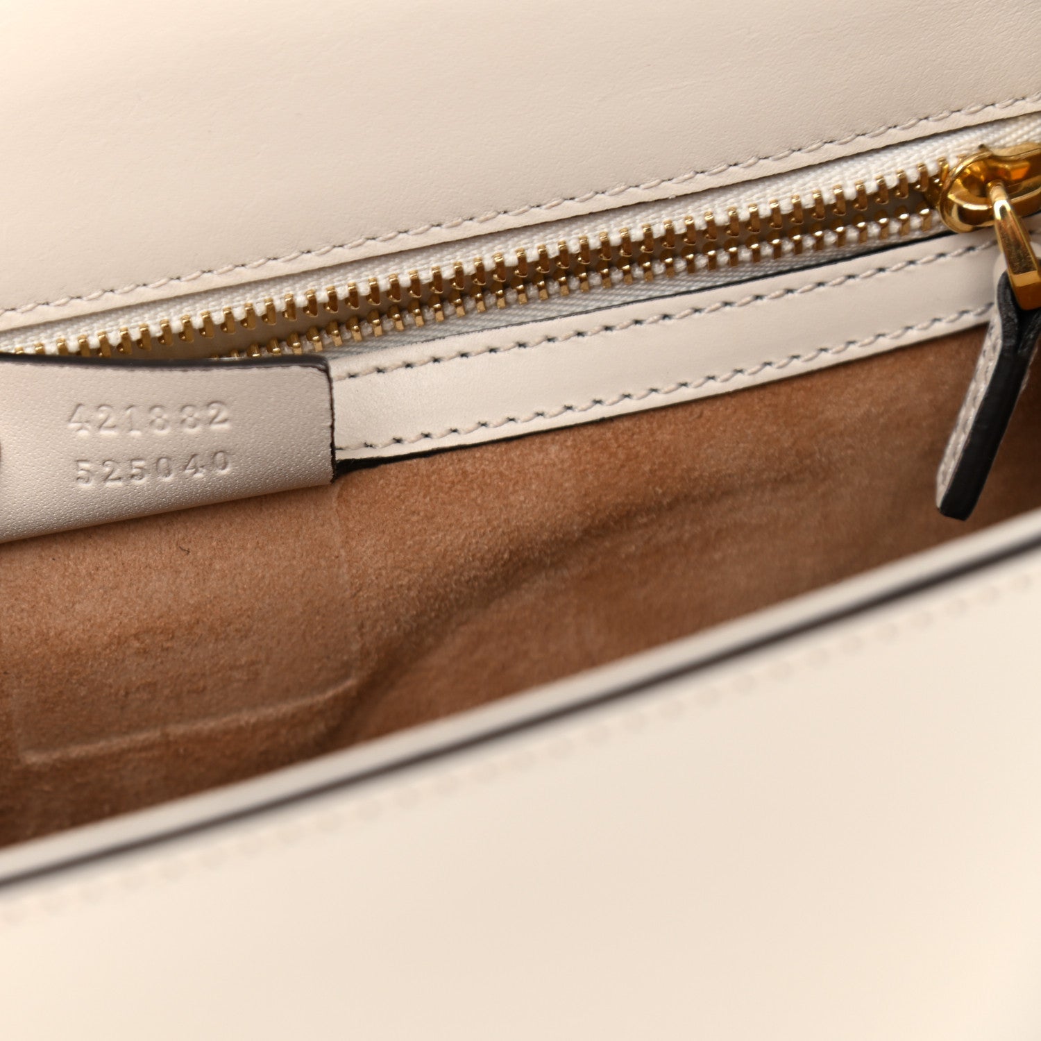 Gucci Calfskin Small Sylvie Shoulder Bag Off White 7 of 13