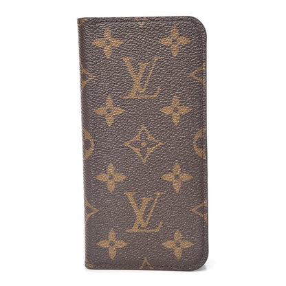 Louis Vuitton Monogram iPhone X Folio Case 1 of 10