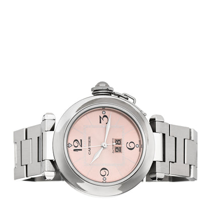 Cartier Stainless Steel 35mm Pasha C Big Date Automatic Watch Pink 2 of 5