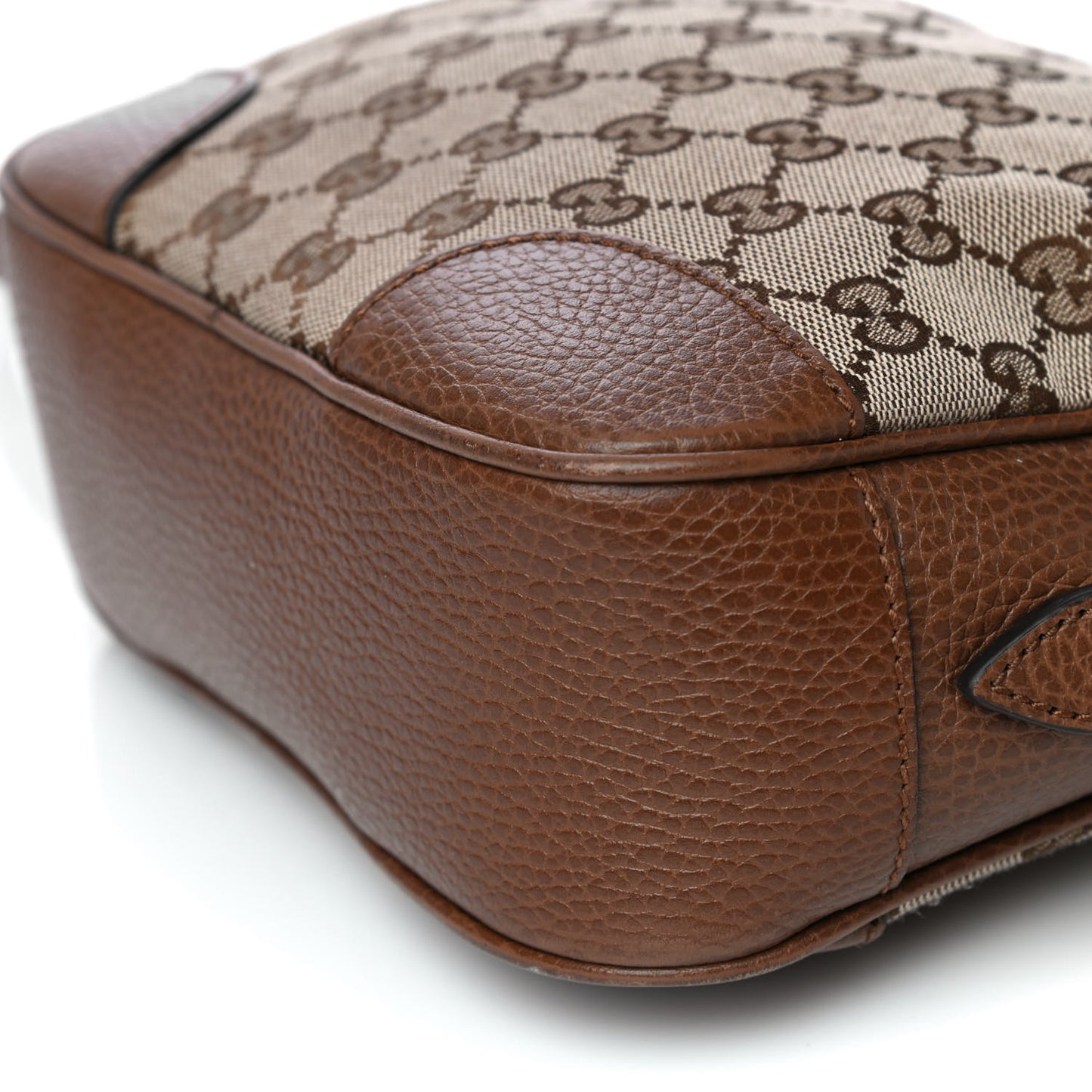 Monogram Mini Bree Messenger Bag Beige Tabacco