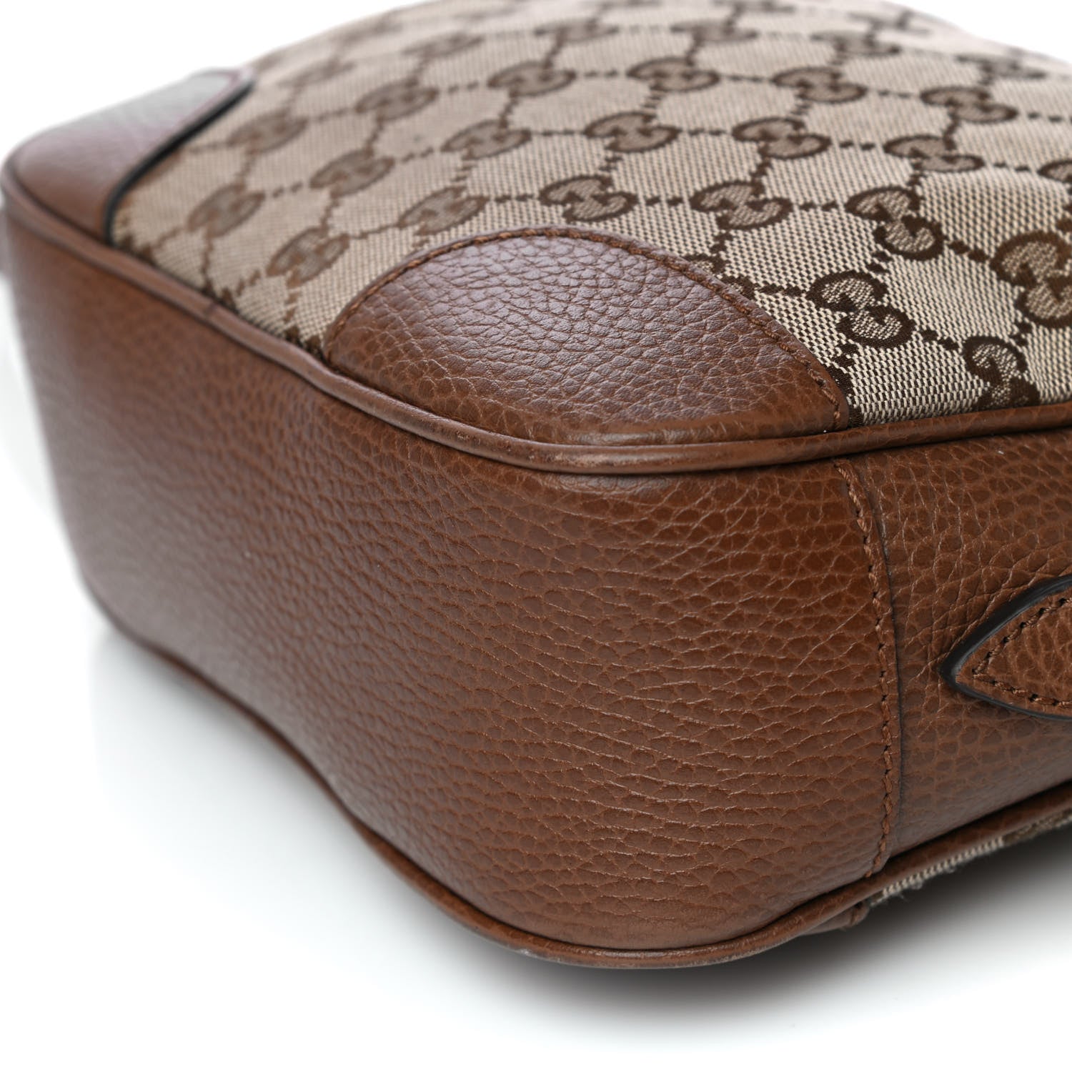 Gucci Monogram Mini Bree Messenger Bag Beige Tabacco 10 of 14