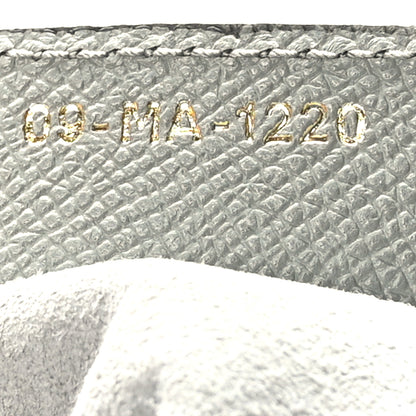Christian Dior Grained Calfskin Saddle Bag Grey 7 of 9