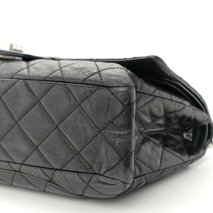 Chanel Metallic Aged Calfskin Quilted 2.55 Reissue 228 Flap Black 10 of 11