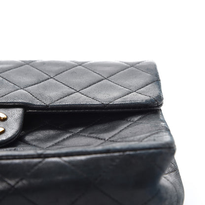 Chanel Lambskin Quilted Mini Square Flap Bag Navy 17 of 18