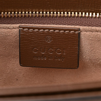 Gucci GG Supreme Monogram Horsebit 1955 Shoulder Bag Beige Brown Sugar 6 of 11