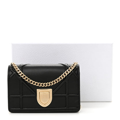 Christian Dior Lambskin Baby Diorama Flap Bag Black 11 of 11