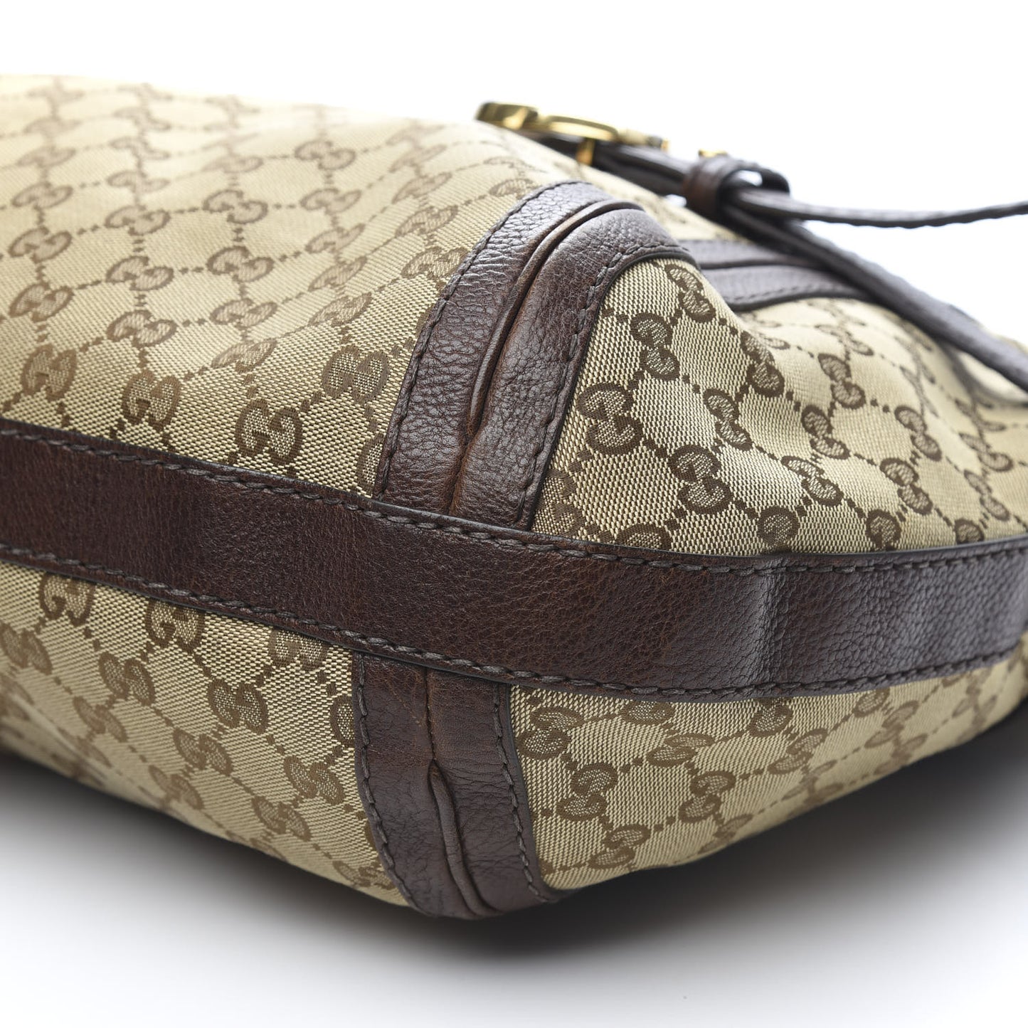 Monogram Medium GG Running Hobo Dark Brown