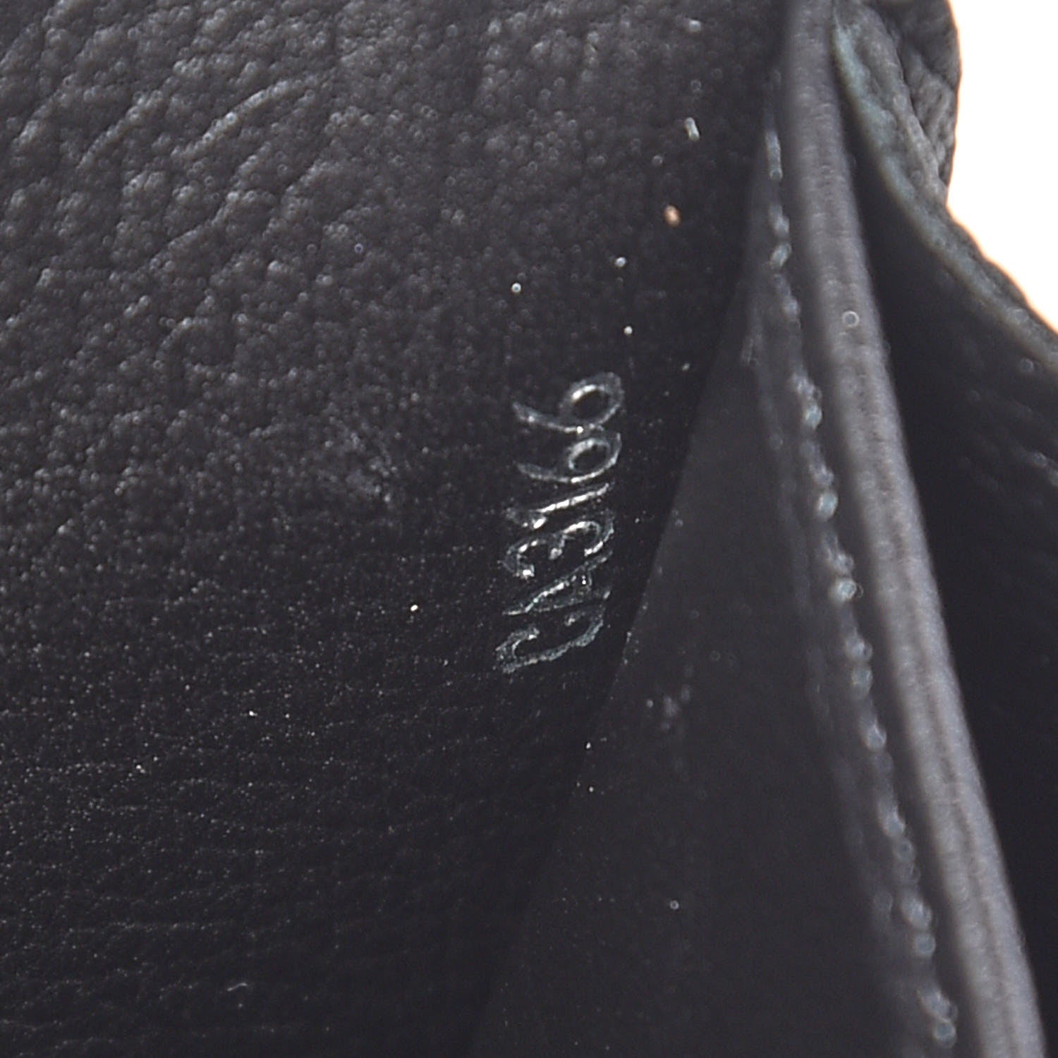 Louis Vuitton Calfskin Lockme II Wallet Black 9 of 9