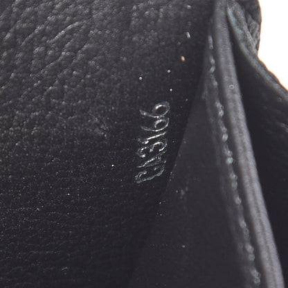 Louis Vuitton Calfskin Lockme II Wallet Black 9 of 9