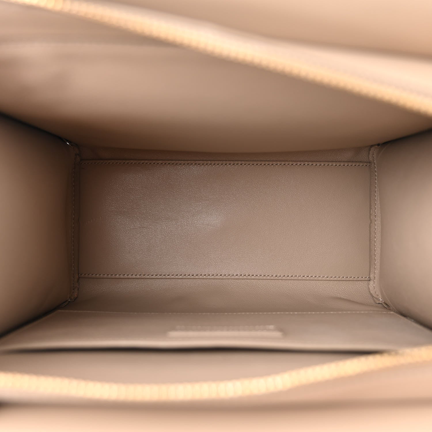 Saint Laurent Shiny Calfskin Small Uptown Tote Sea Salt 5 of 11