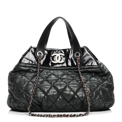 Chanel Iridescent Calfskin Large In the Mix Tote Black 1 of 7