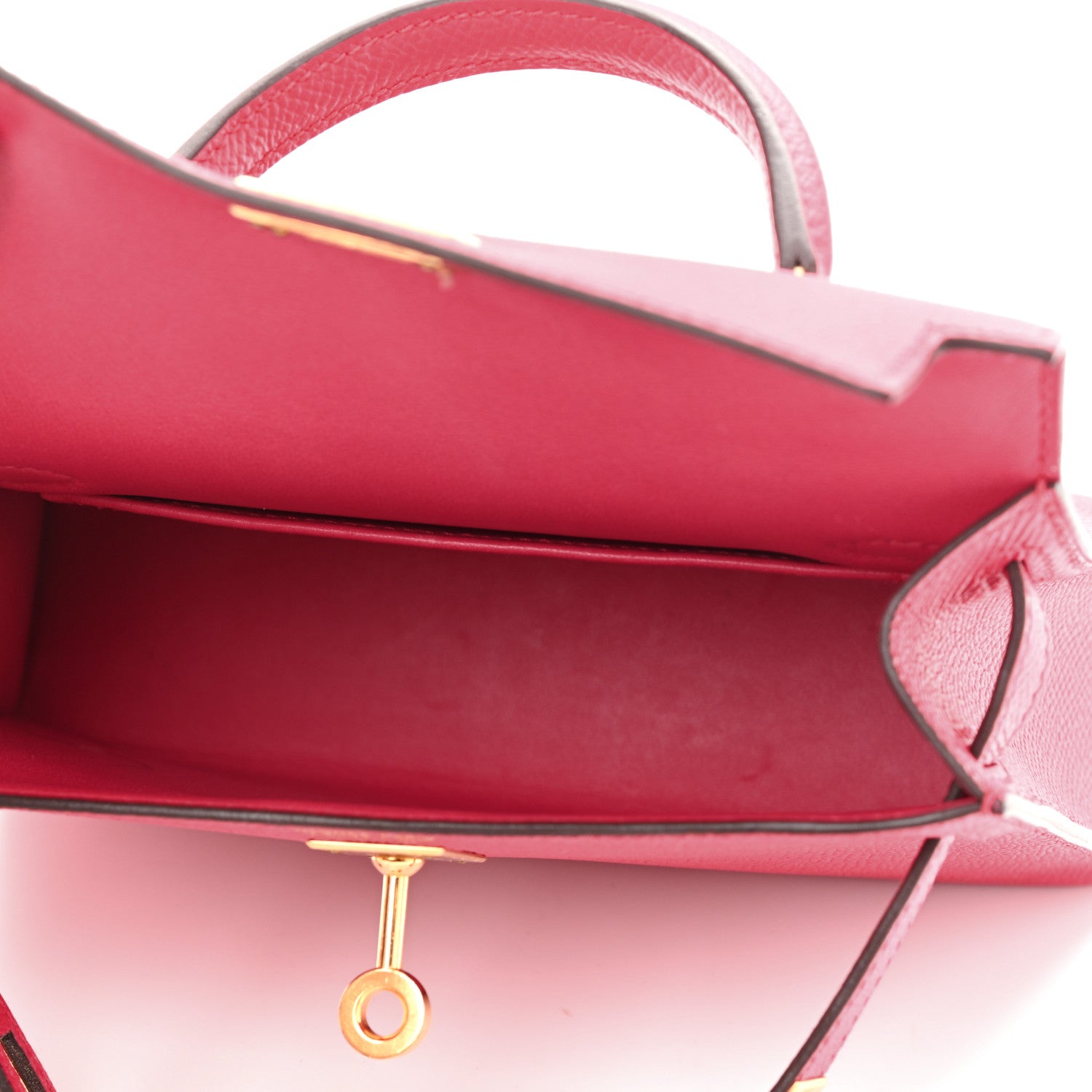 Hermes Epsom Mini Kelly Sellier 20 Rose Extreme 5 of 12