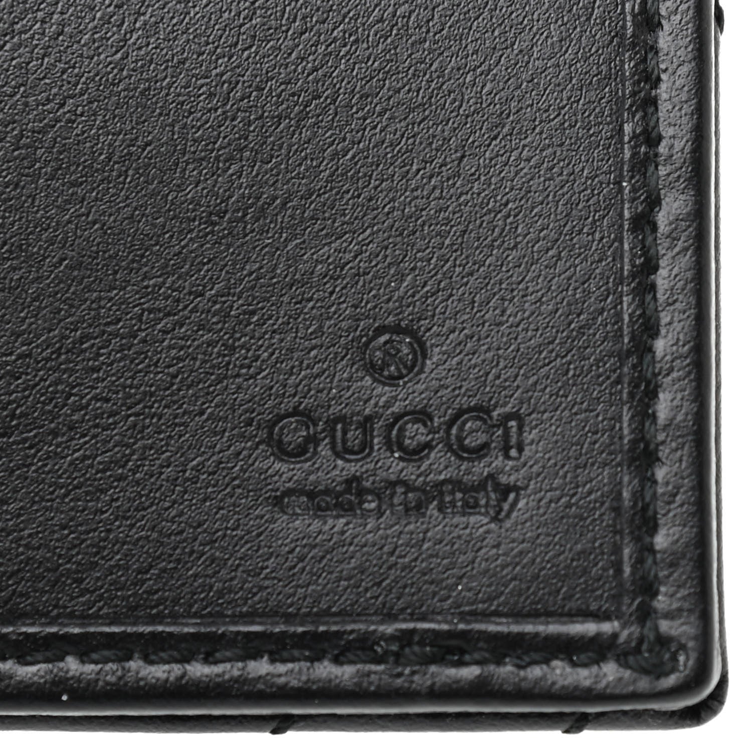Gucci Calfskin Matelasse GG Marmont Passport Case Black 6 of 7