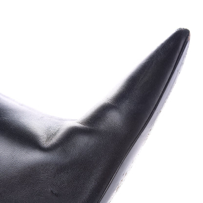 Saint Laurent Sheepskin Opyum Ankle Boots 39 Black 10 of 10