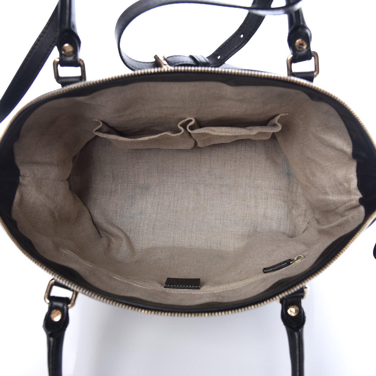Soft Microguccissima Dome Satchel Black