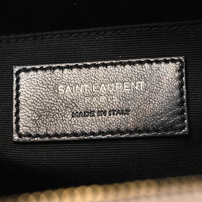 Saint Laurent Calfskin Matelasse Monogram Lou Camera Bag Washed Light Pink 6 of 11