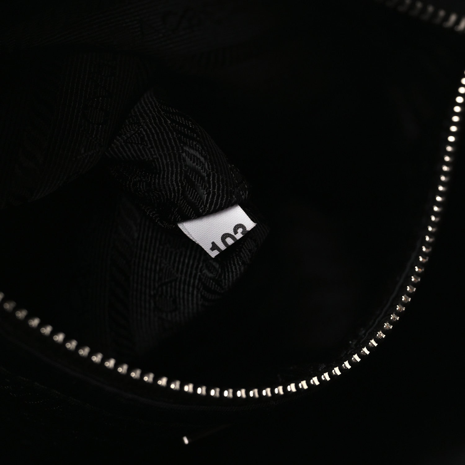 Prada Re-Nylon Nappa Triangle Quilted Padded Double Handled Zip Pocket Tote Black 7 of 9