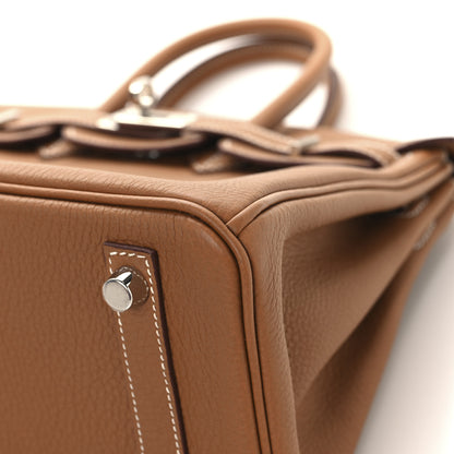 Hermes Taurillon Novillo Birkin 25 Gold 10 of 13