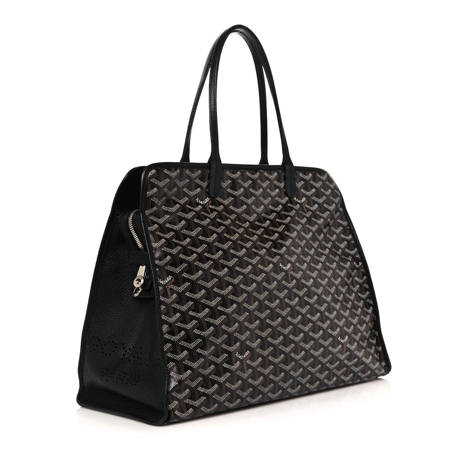 Goyardine Sac Hardy Pet Carrier PM Black