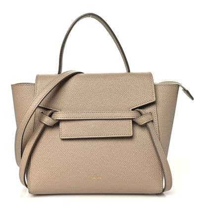 Celine Grained Calfskin Nano Belt Bag Light Taupe 1 of 11