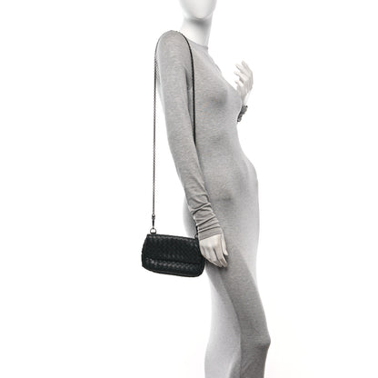 Bottega Veneta Nappa Intrecciato Small Chain Crossbody Black 2 of 12