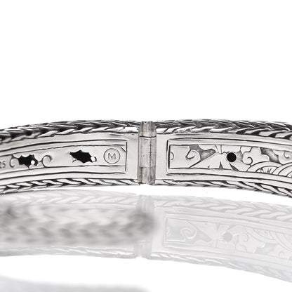 John Hardy Sterling Silver Classic Chain Hinged Bangle 8 of 8