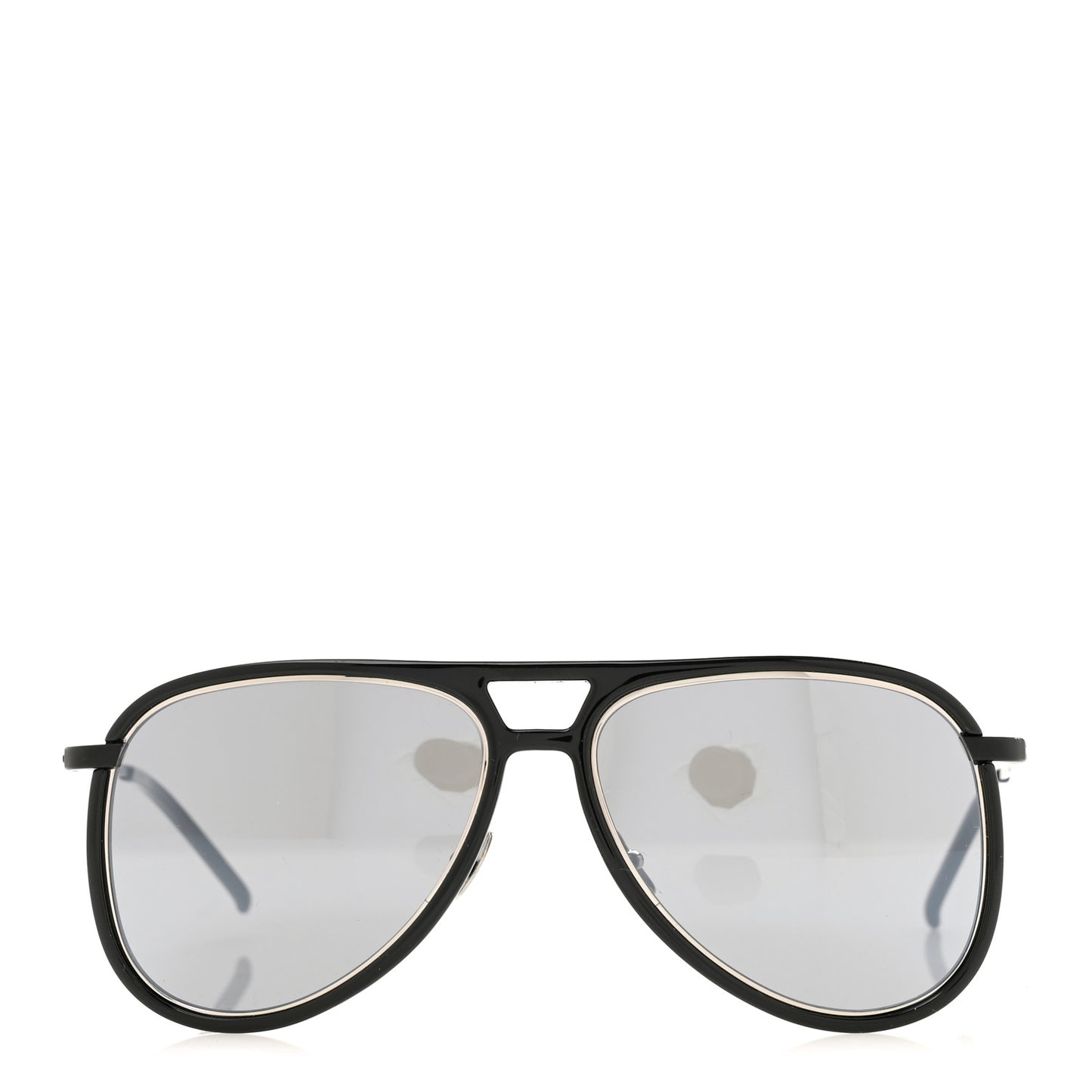Metal Aviator Classic 11 Rim Sunglasses Black
