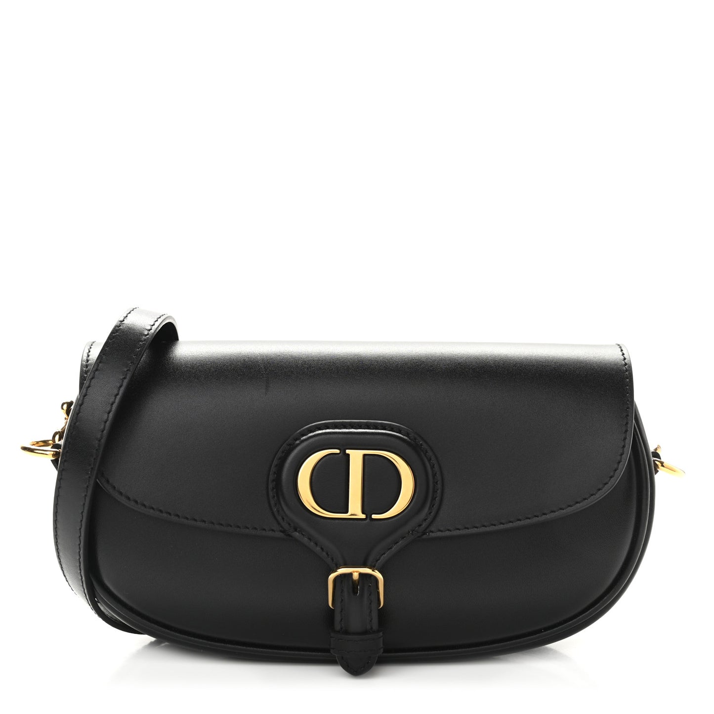 Box Calfskin East West Bobby Bag Black