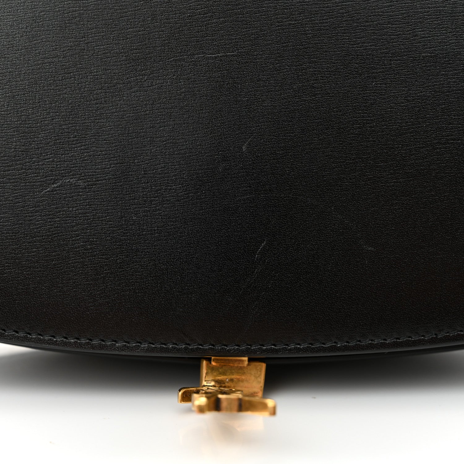 Saint Laurent Box Calfskin Mini Voltaire Shoulder Bag Black 11 of 13