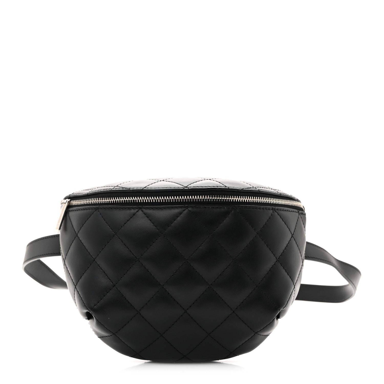 Chanel Calfskin Quilted Waist Belt Bag Black 1 of 12